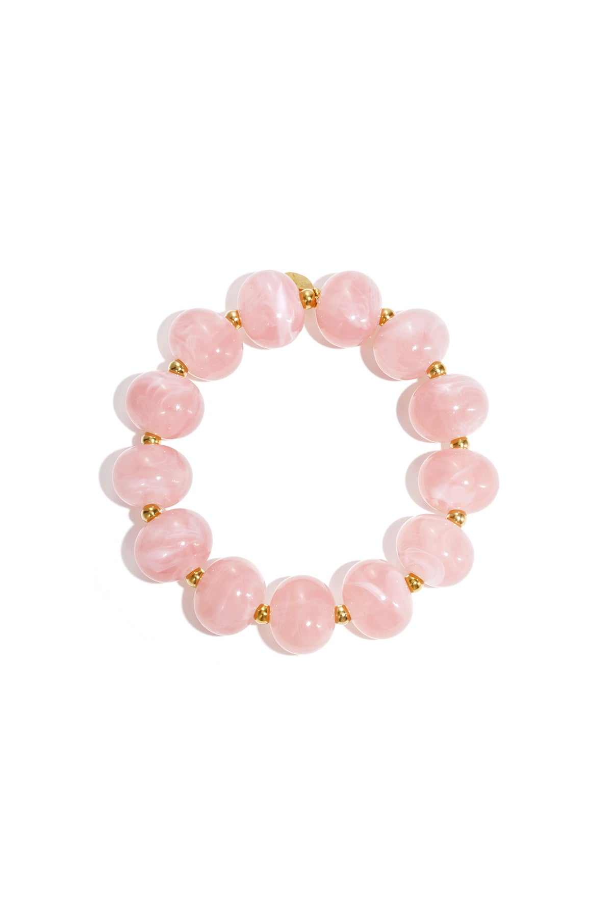 Bracelet élastique à grosses perles