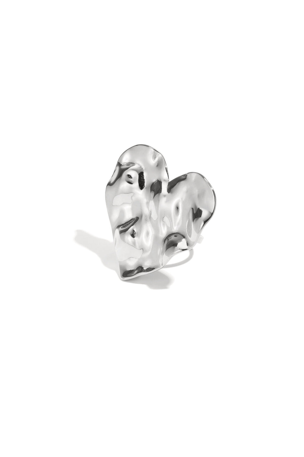 Stylish Adjustable Heart Statement Ring - All Sizes