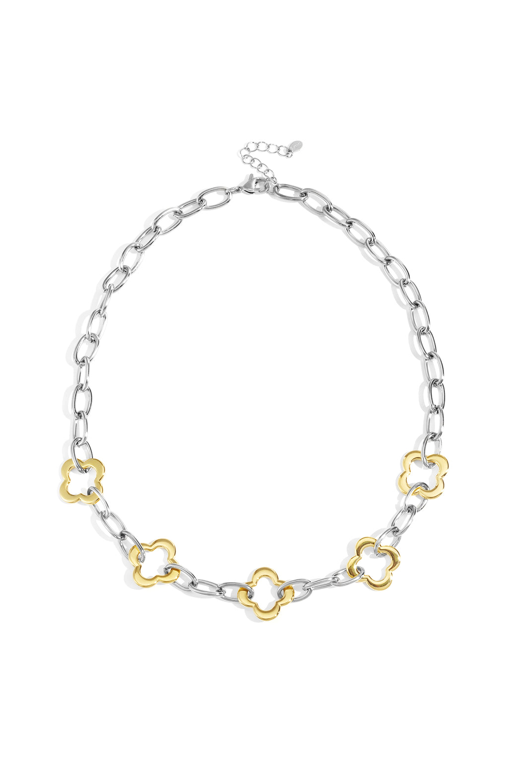 Colliers en acier inoxydable Clover, série décontractée, simple et quotidienne, bijoux pour femmes