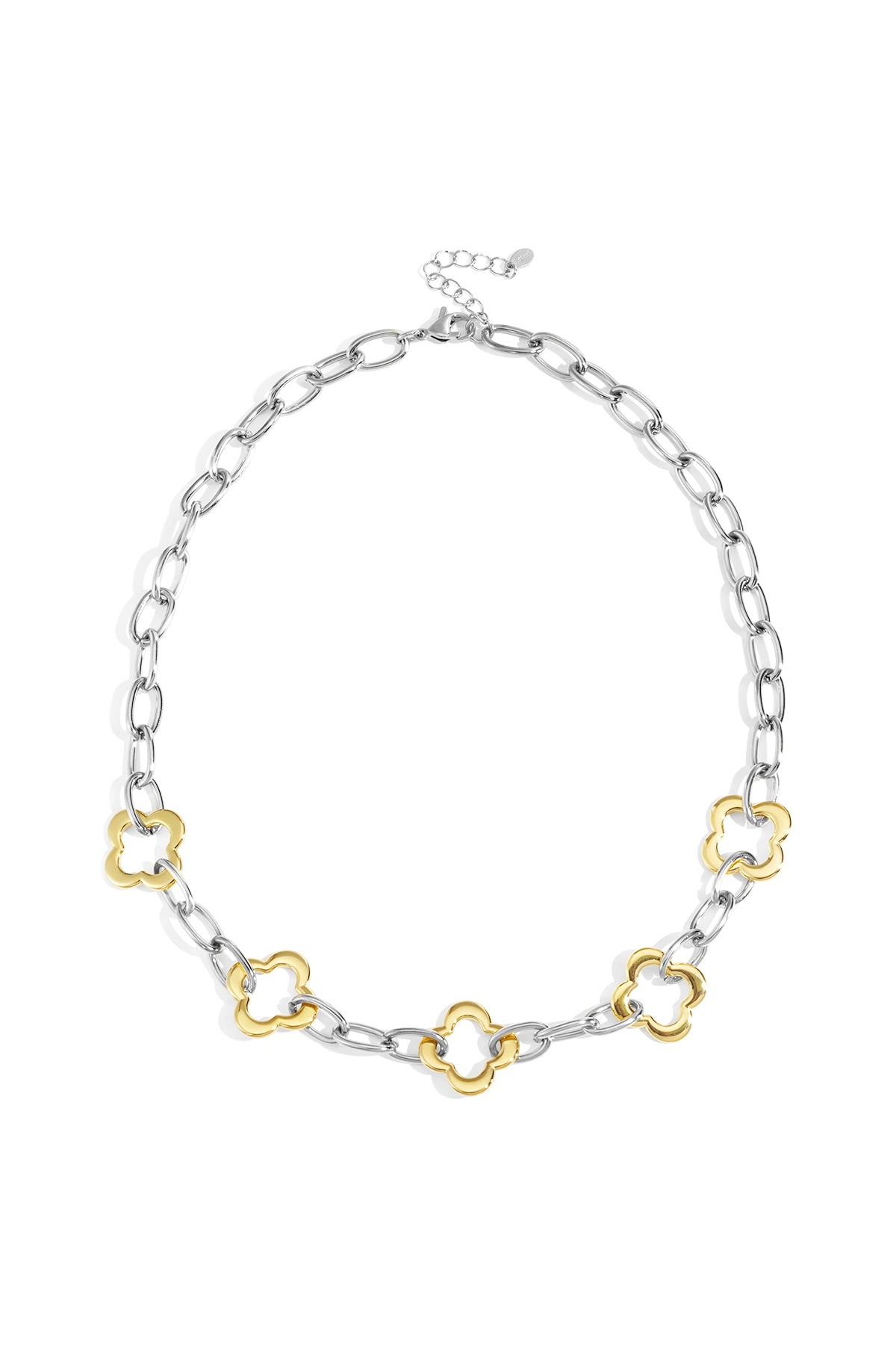Colliers en acier inoxydable Clover, série décontractée, simple et quotidienne, bijoux pour femmes