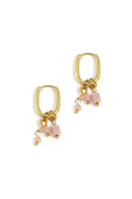 boucle d'oreille avec perles noires