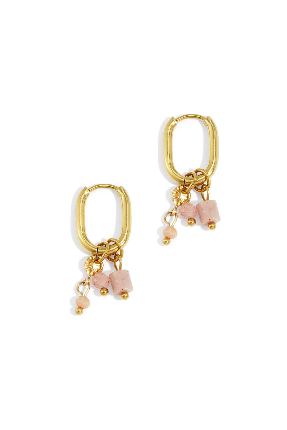boucle d'oreille avec perles noires