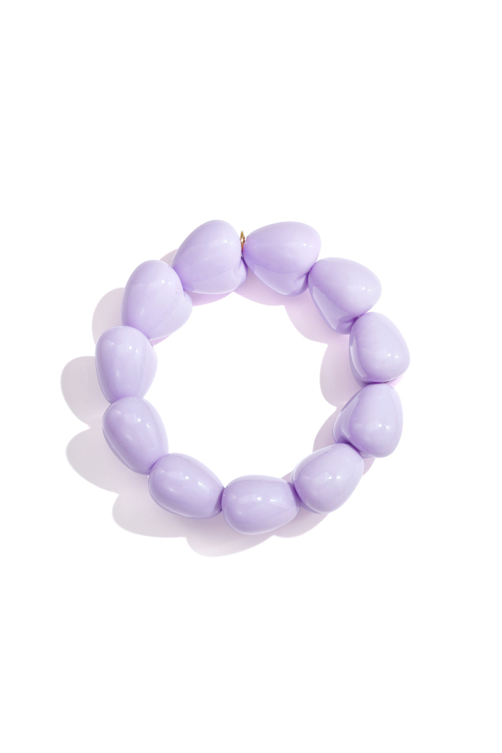 Bracelet en forme de grand cœur à 11 perles