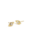 Boucles d'oreilles puces en acier inoxydable, forme irrégulière, collection décontractée et simple pour femmes