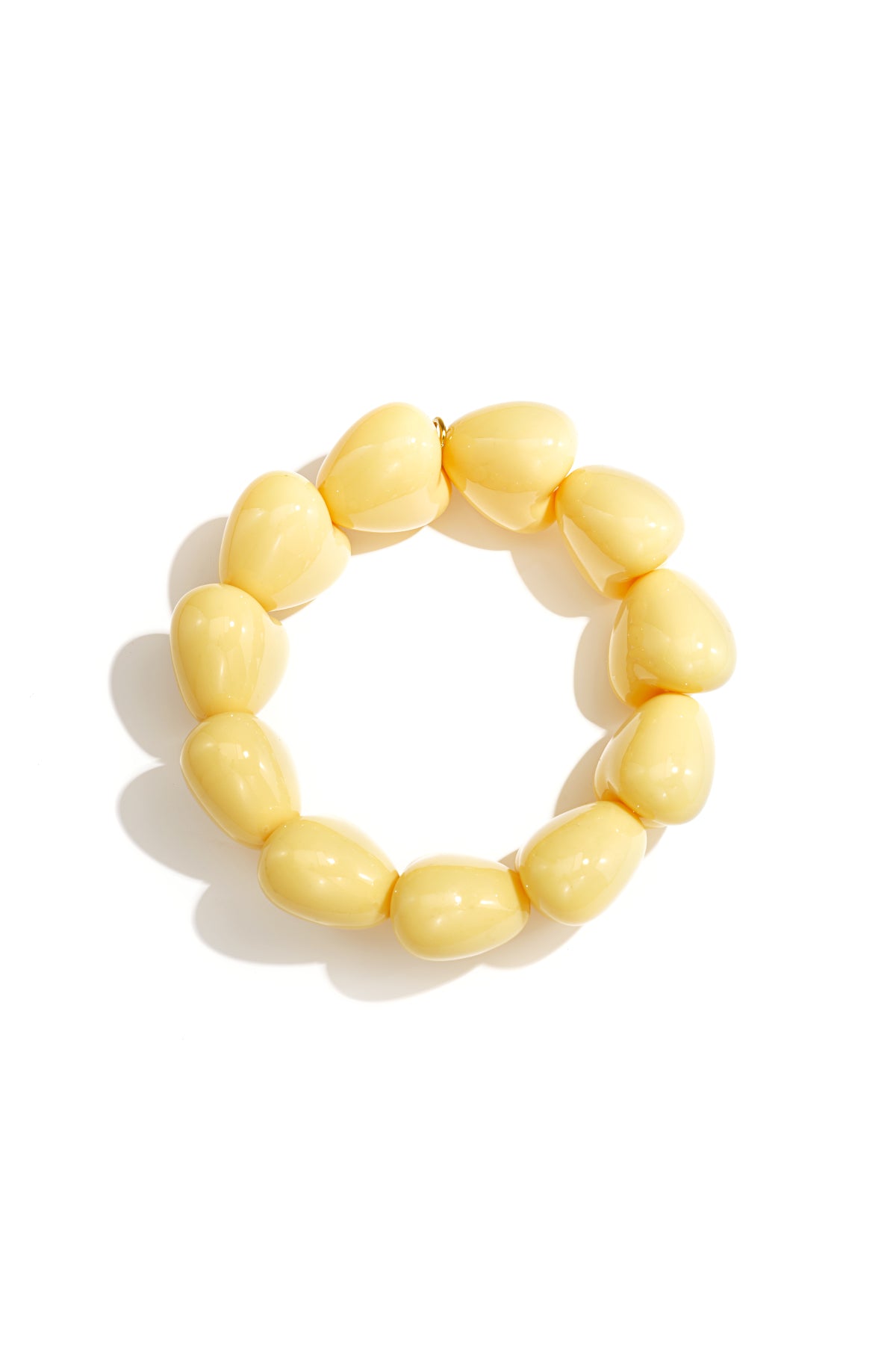 Bracelet en forme de grand cœur à 11 perles