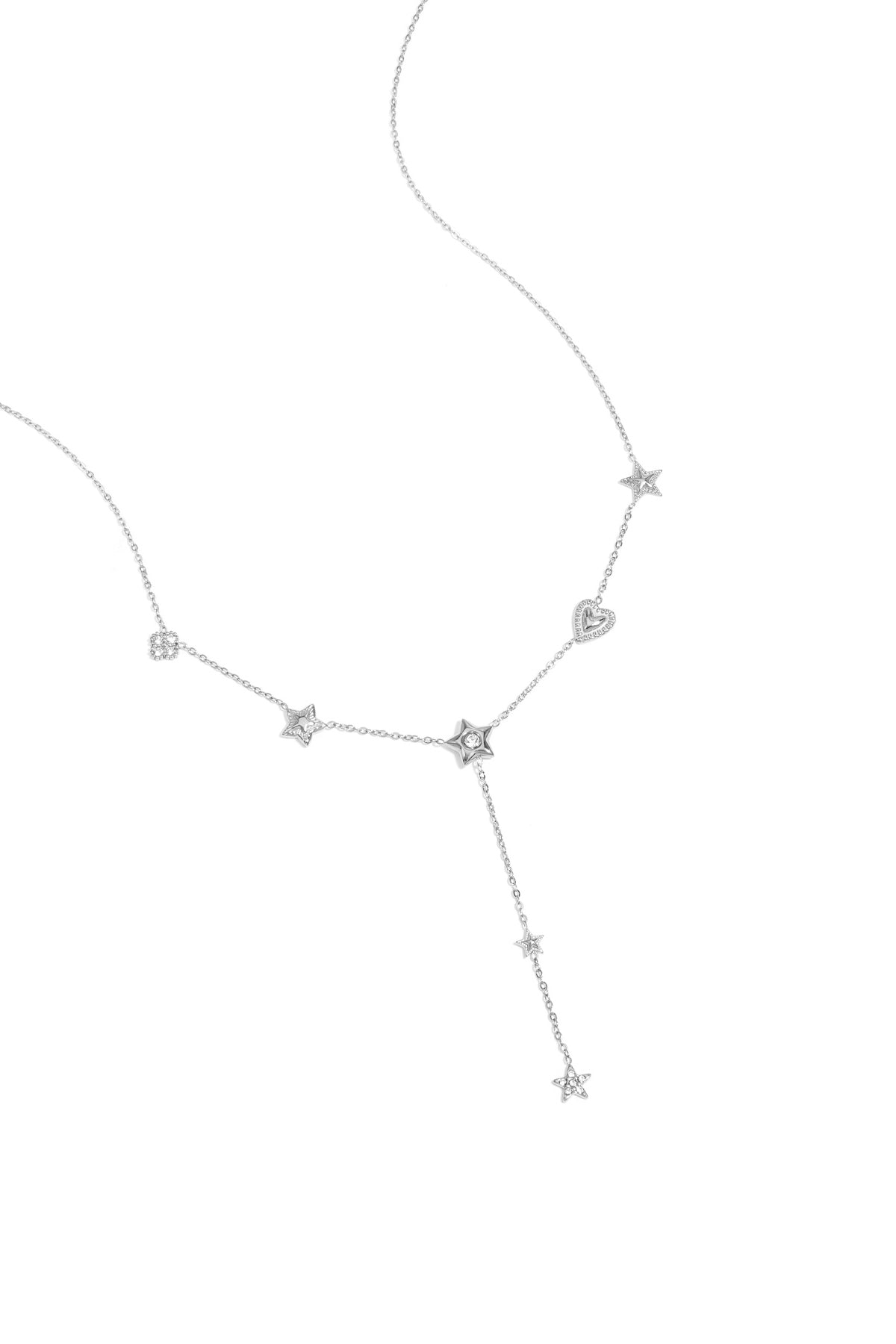 Colliers pendentifs en acier inoxydable Série Star Casual Daily Simple Bijoux pour femmes