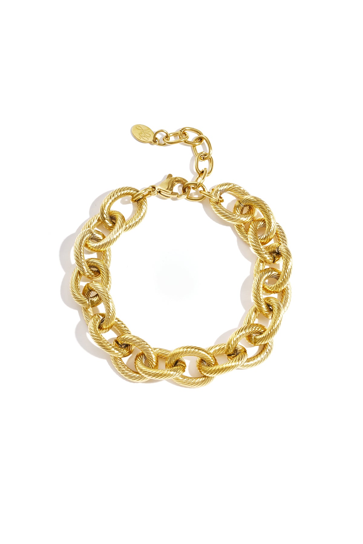 Bracelet à maillons combinés