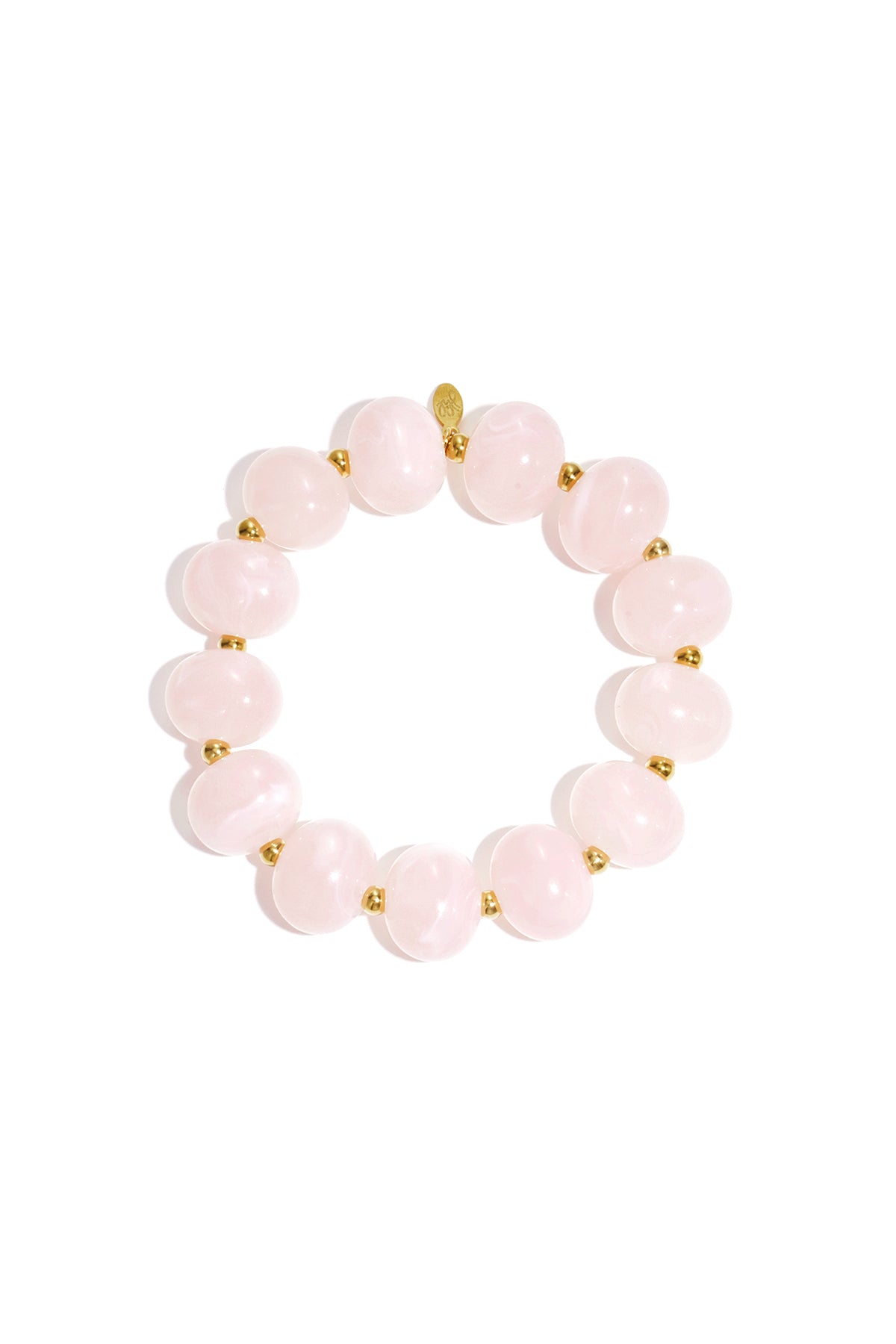 Bracelet élastique à grosses perles