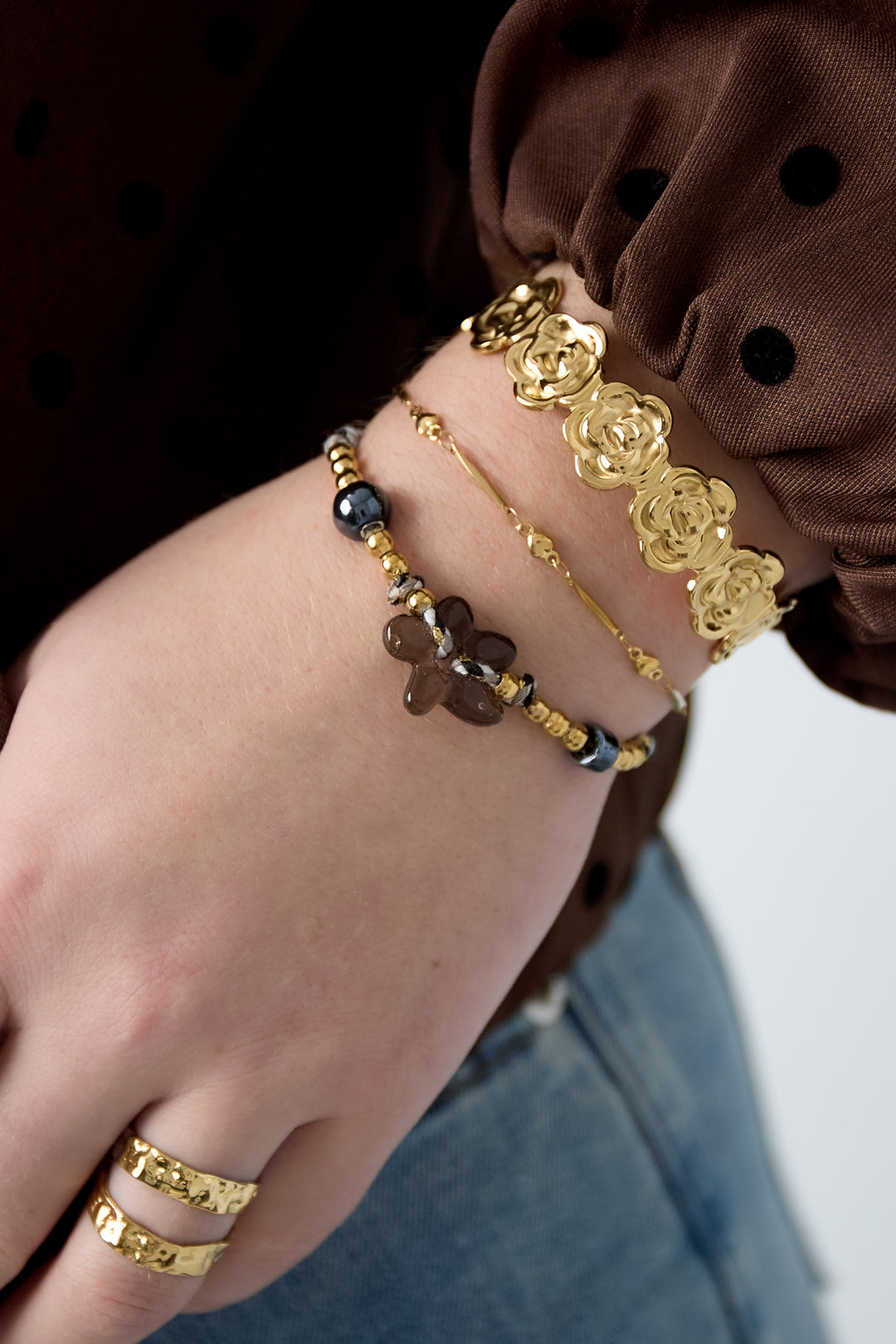 Bracelets à chaîne Chaîne Casual Daily Simple Série Bijoux pour femmes