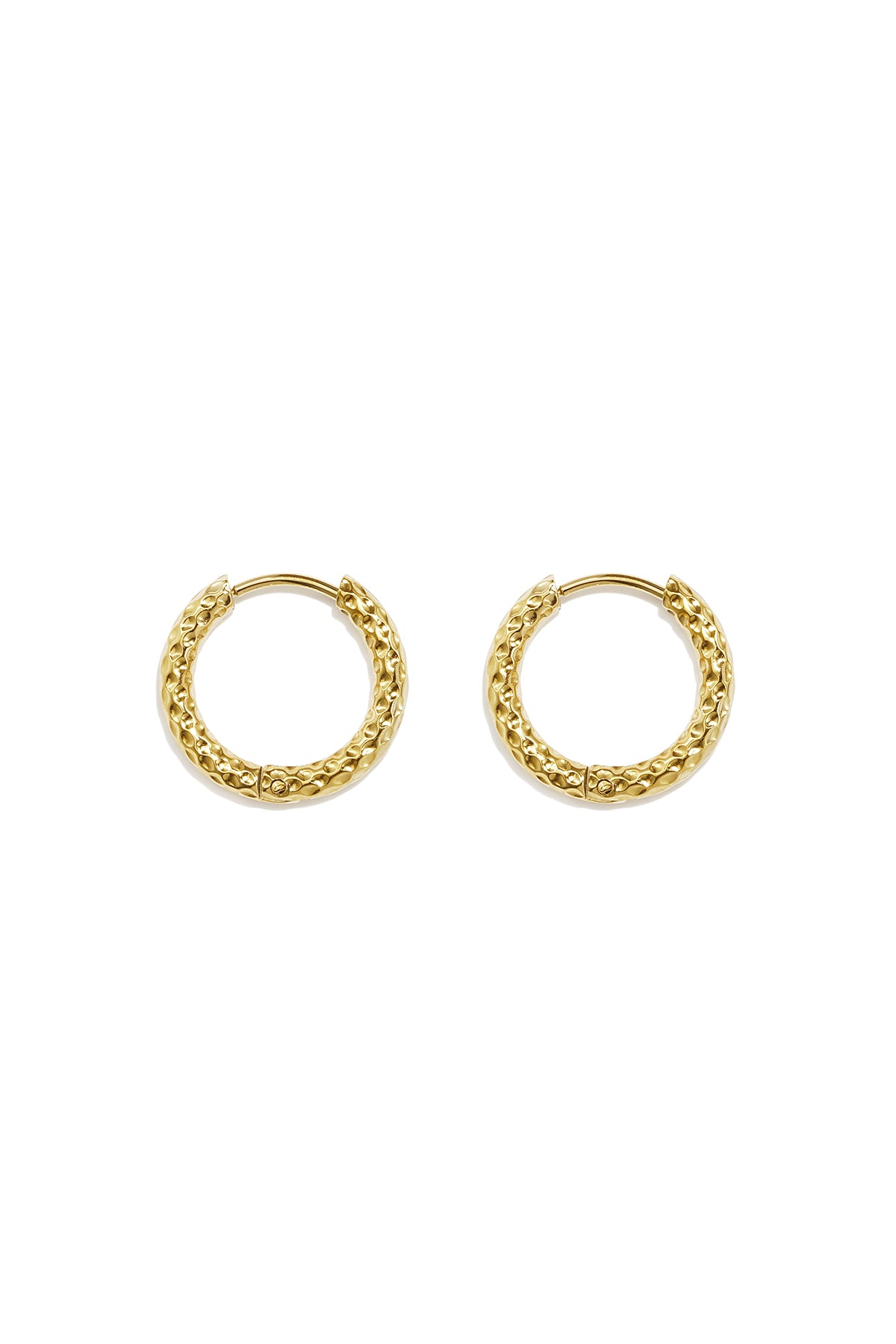 Boucles d'oreilles créoles en acier inoxydable, style simple et quotidien, collection de bijoux pour femmes