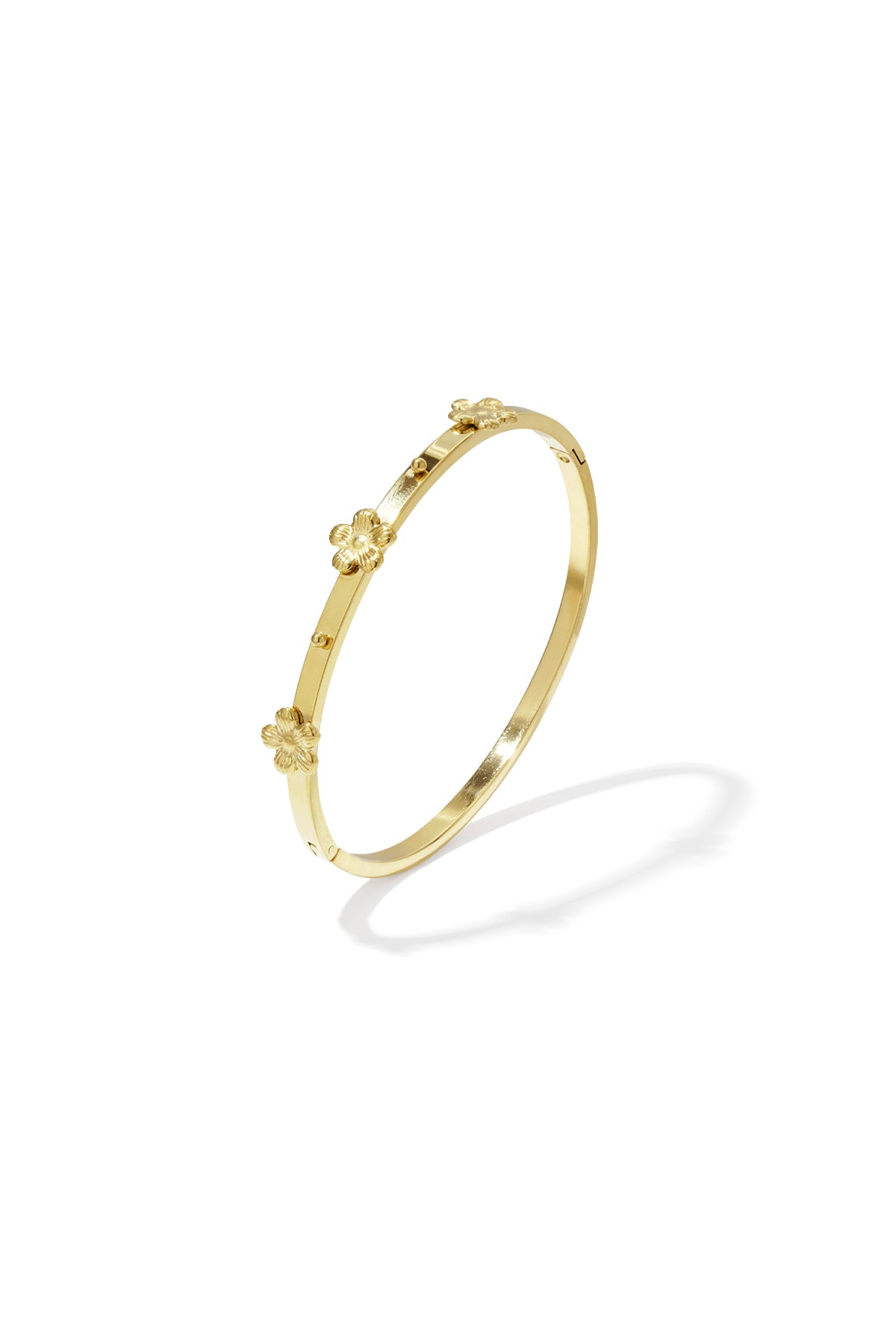 Bracelet orné de motifs floraux