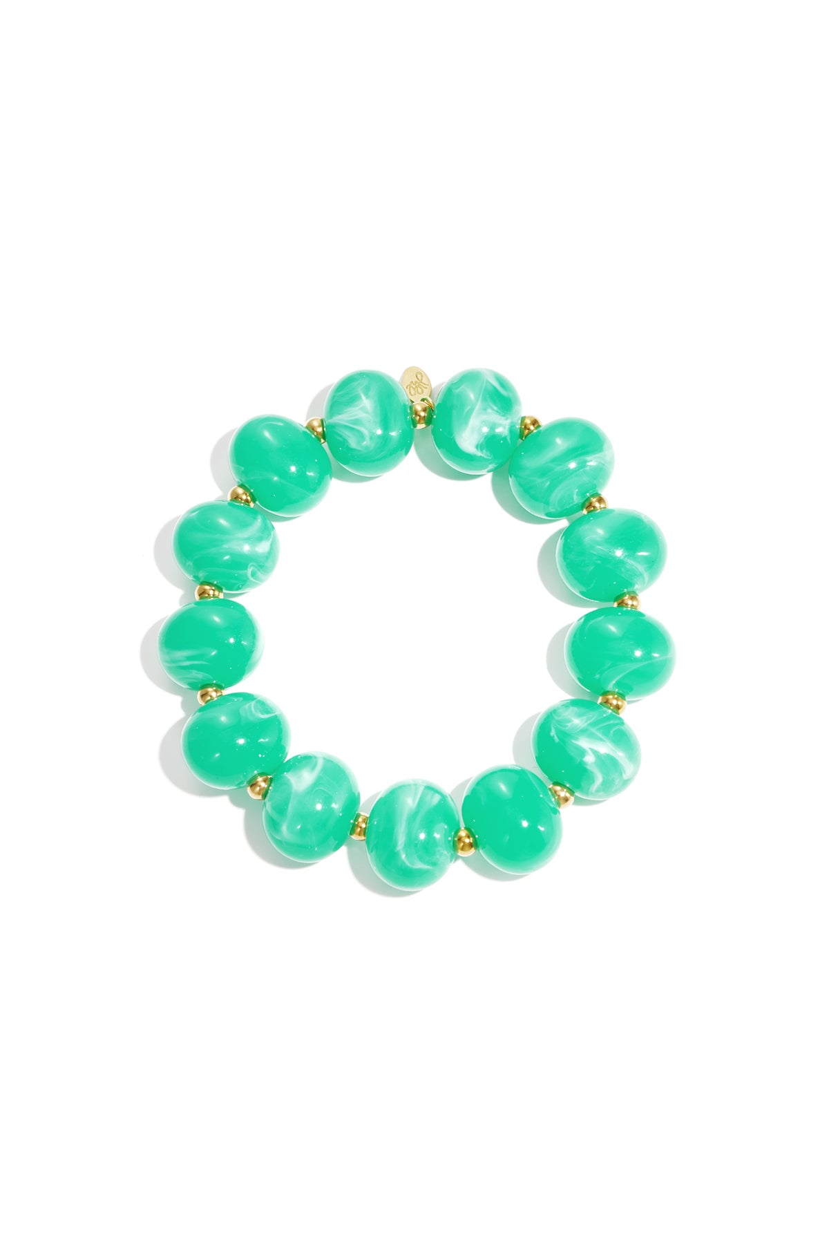 Bracelet élastique à grosses perles