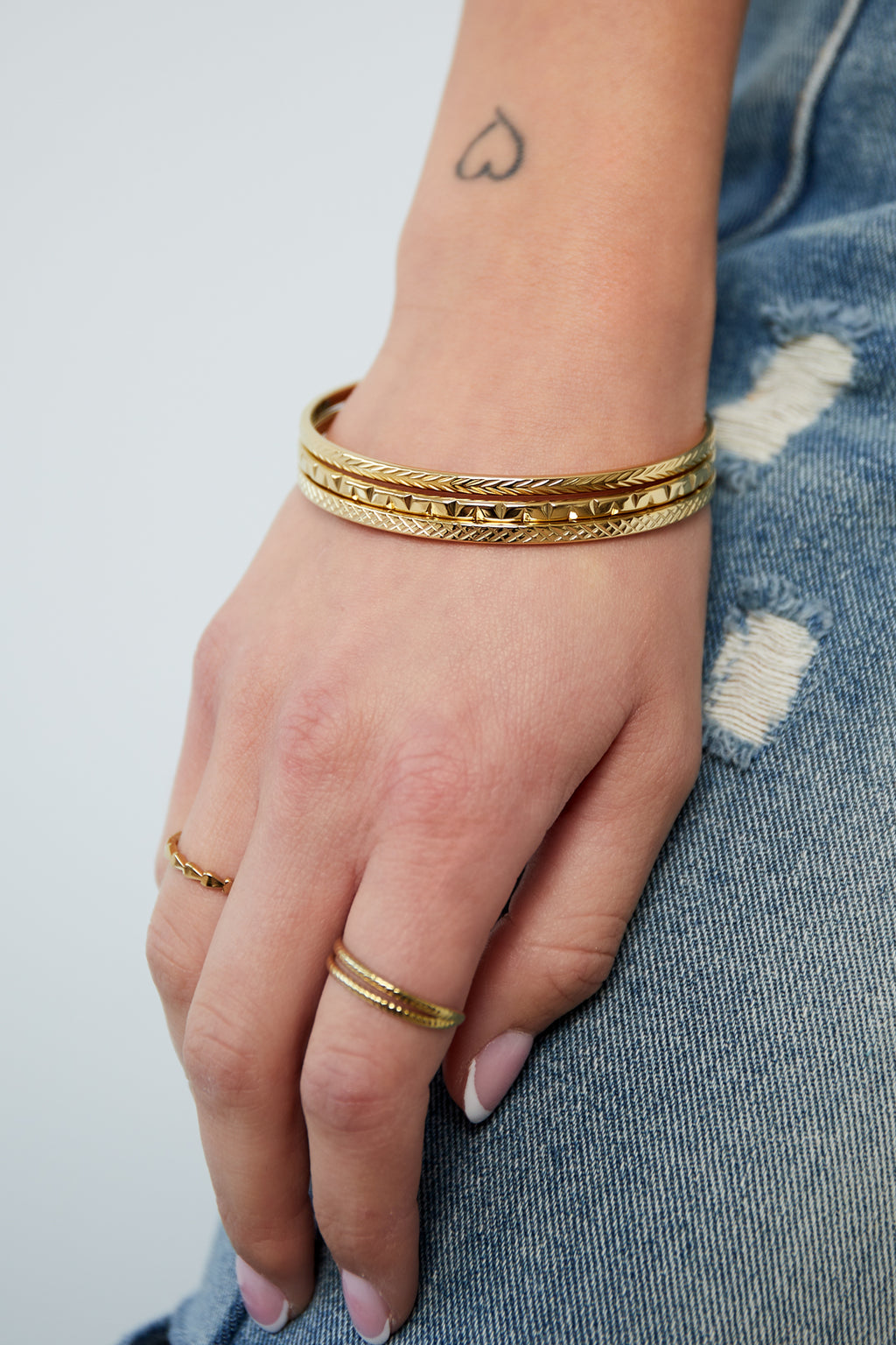Bracelet simple à carreaux