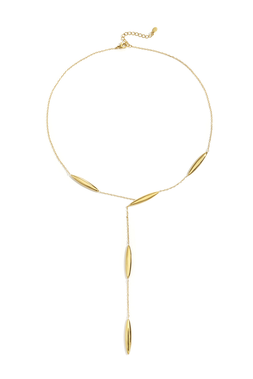 Elegant Gold Color Stainless Steel Chain Necklace