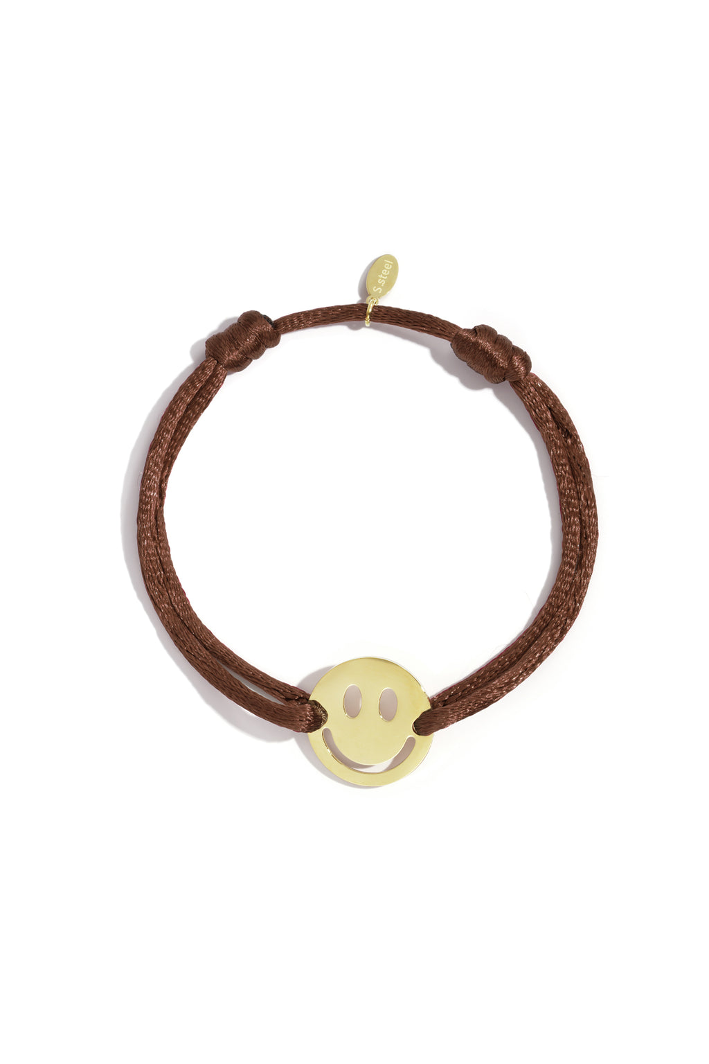 Bracelet en satin avec smiley