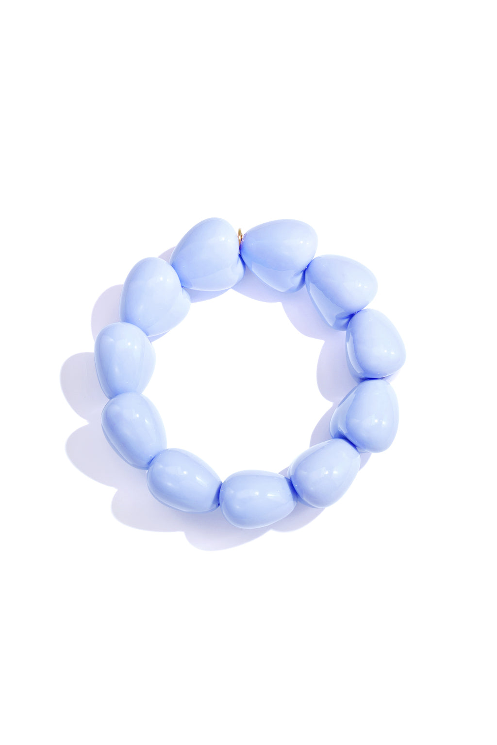 Bracelet en forme de grand cœur à 11 perles