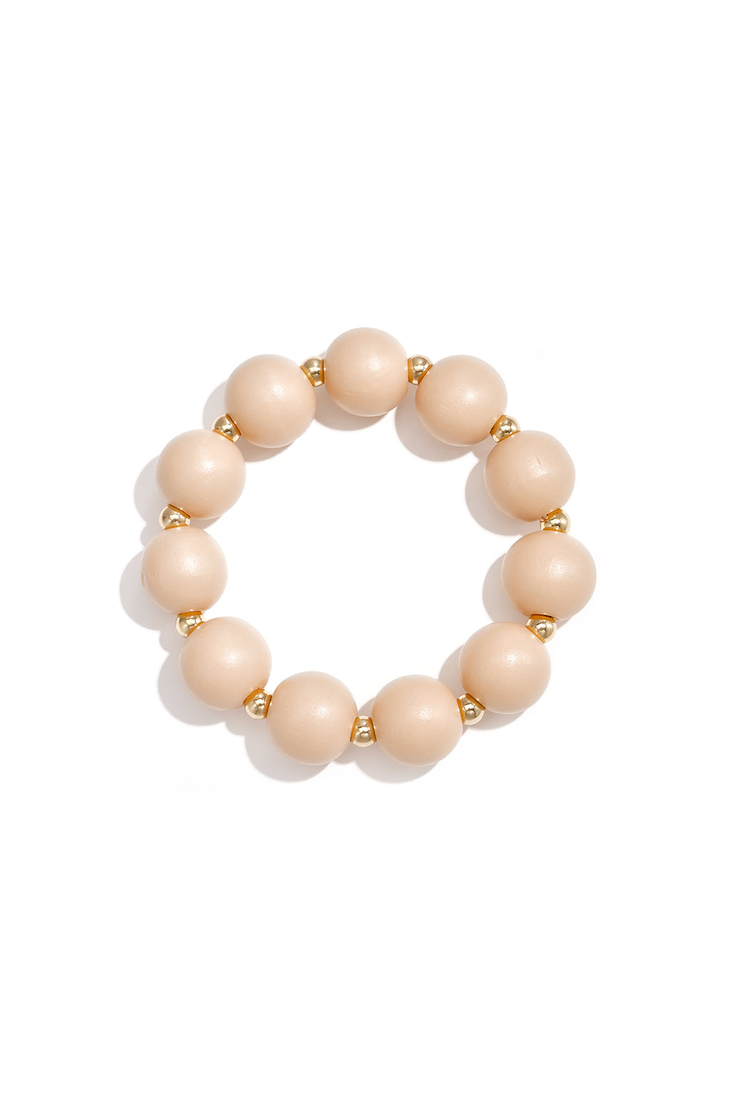 Bracelets en perles de bois, bijoux simples pour femmes, collection Daily Simple
