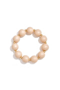Bracelets en perles de bois, bijoux simples pour femmes, collection Daily Simple