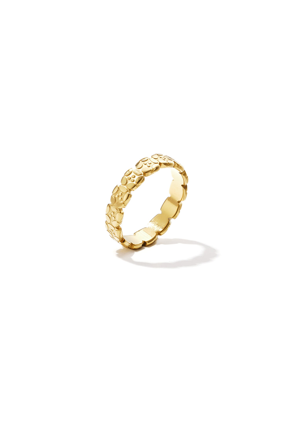 Bague à motif floral