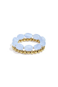 Bracelet composé de perles organiques