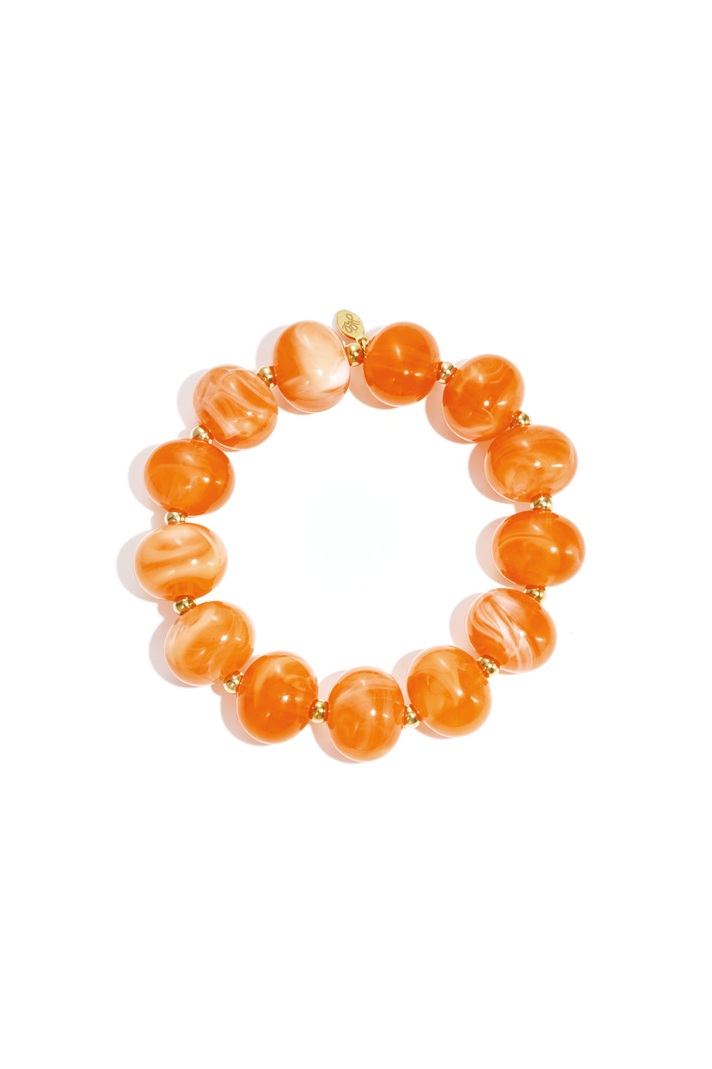 Bracelet élastique à grosses perles
