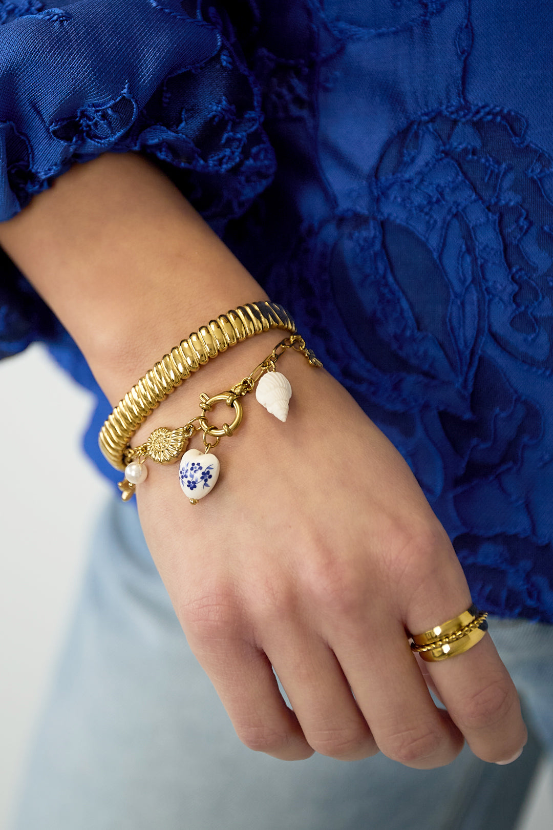 Bracelet à rayures épaisses