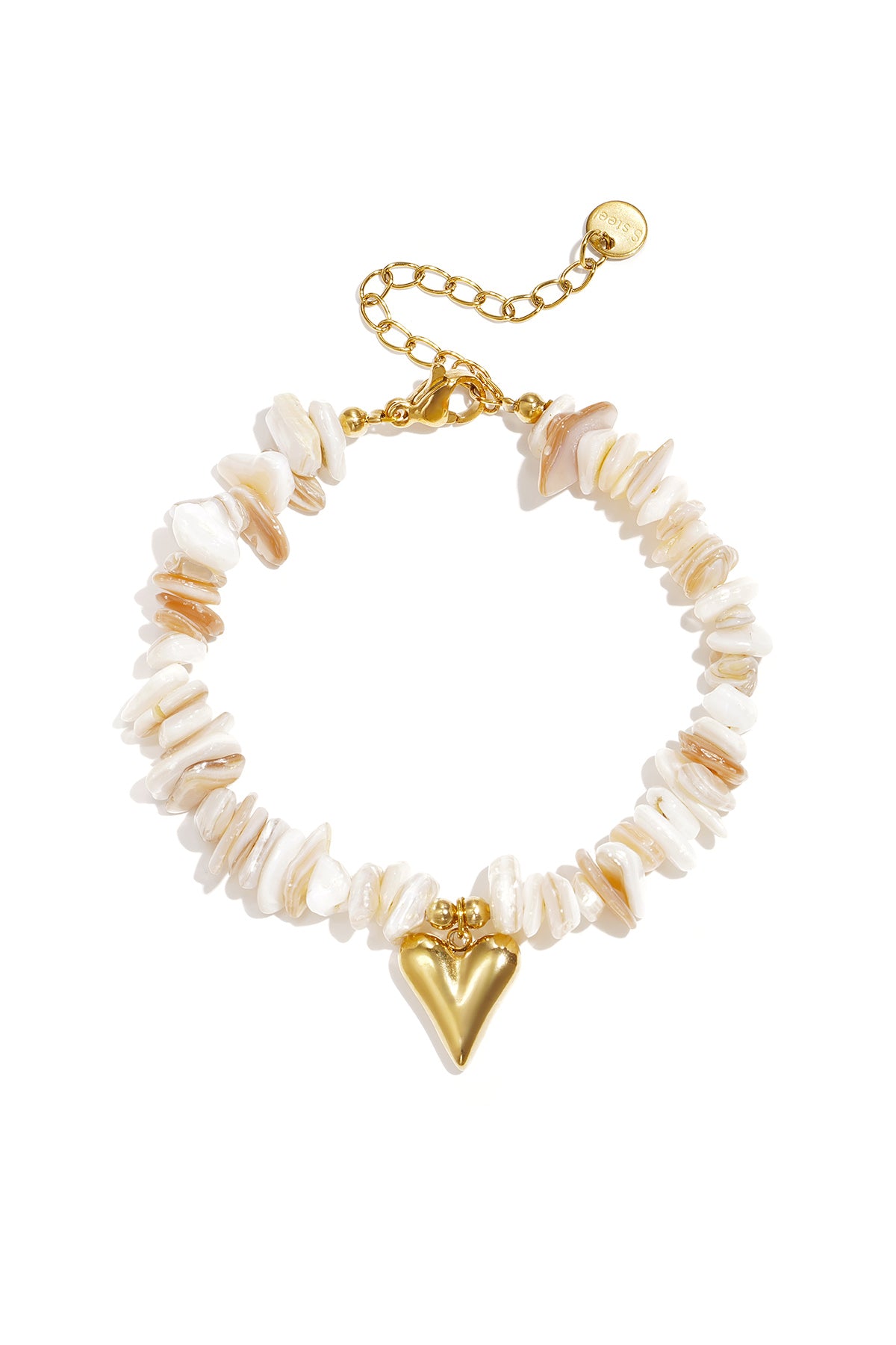 Bracelets en perles de pierre, motif cœur, collection vacances et romantisme au quotidien, bijoux pour femmes